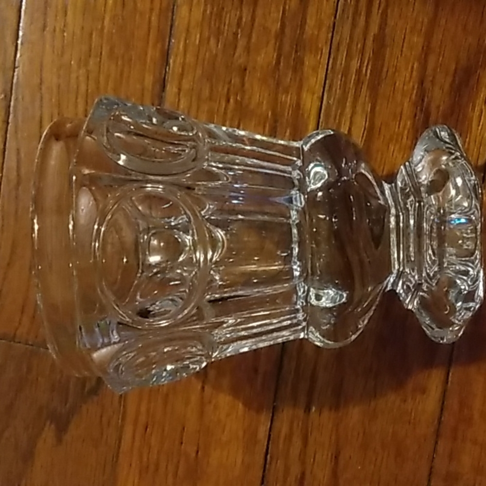 Baccarat Faceted Pedestal Vase